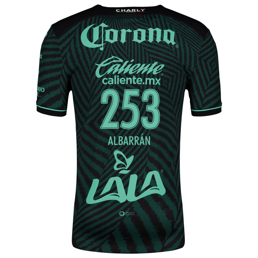 Donna Maglia Rodrigo Albarrán #253 Nero Verde Kit Gara Away 2024/25 Maglietta