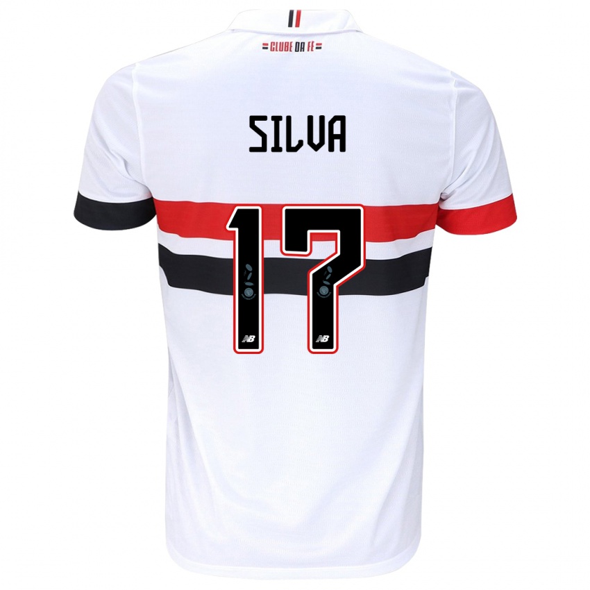 Bambino Maglia André Silva #17 Bianco Rosso Nero Kit Gara Home 2024/25 Maglietta