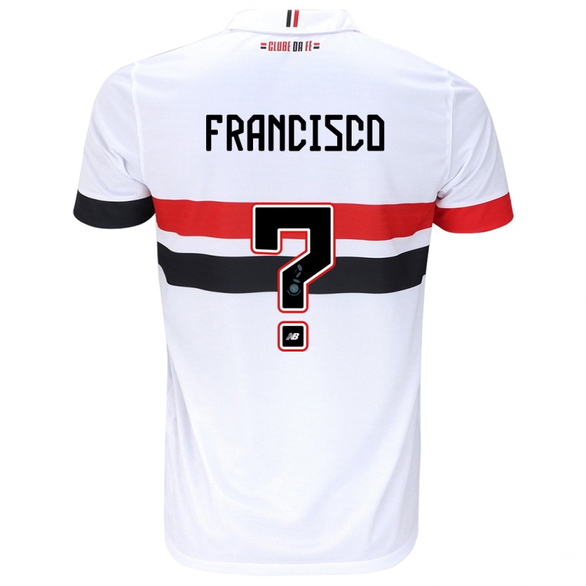 Bambino Maglia Ryan Francisco #0 Bianco Rosso Nero Kit Gara Home 2024/25 Maglietta