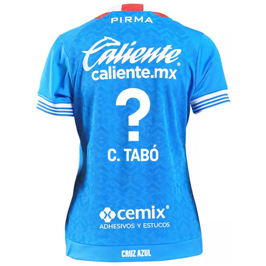 Bambino Maglia Christian Tabó #0 Cielo Blu Kit Gara Home 2024/25 Maglietta