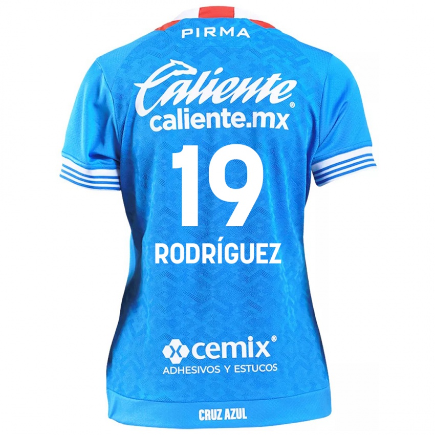 Bambino Maglia Carlos Rodríguez #19 Cielo Blu Kit Gara Home 2024/25 Maglietta