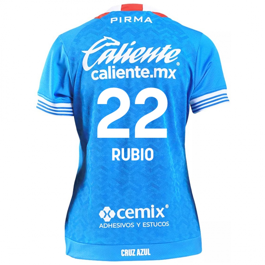 Bambino Maglia Raymundo Rubio #22 Cielo Blu Kit Gara Home 2024/25 Maglietta