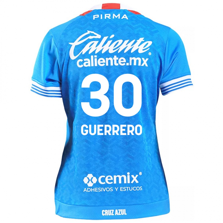 Bambino Maglia Rafael Guerrero #30 Cielo Blu Kit Gara Home 2024/25 Maglietta