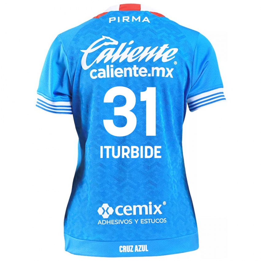 Bambino Maglia Luis Iturbide #31 Cielo Blu Kit Gara Home 2024/25 Maglietta