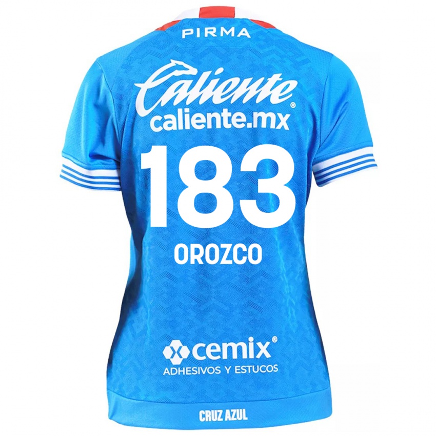 Bambino Maglia Fabrizzio Orozco #183 Cielo Blu Kit Gara Home 2024/25 Maglietta