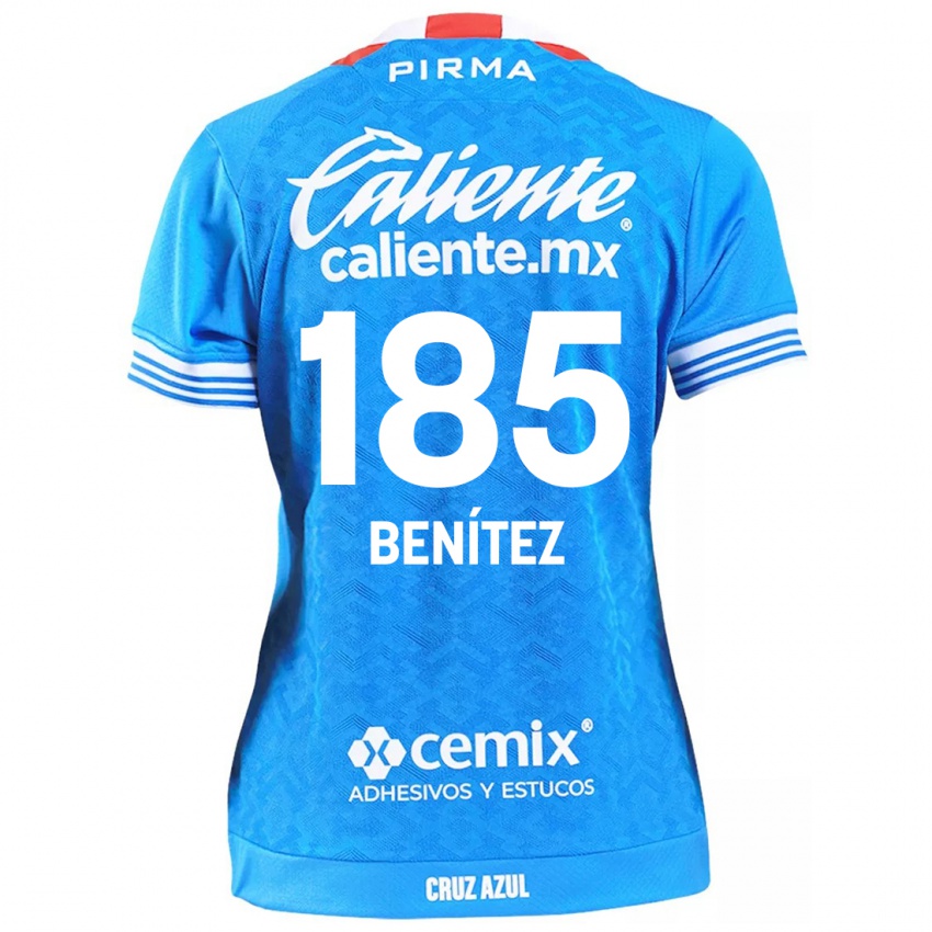 Bambino Maglia Cristopher Benitez #185 Cielo Blu Kit Gara Home 2024/25 Maglietta