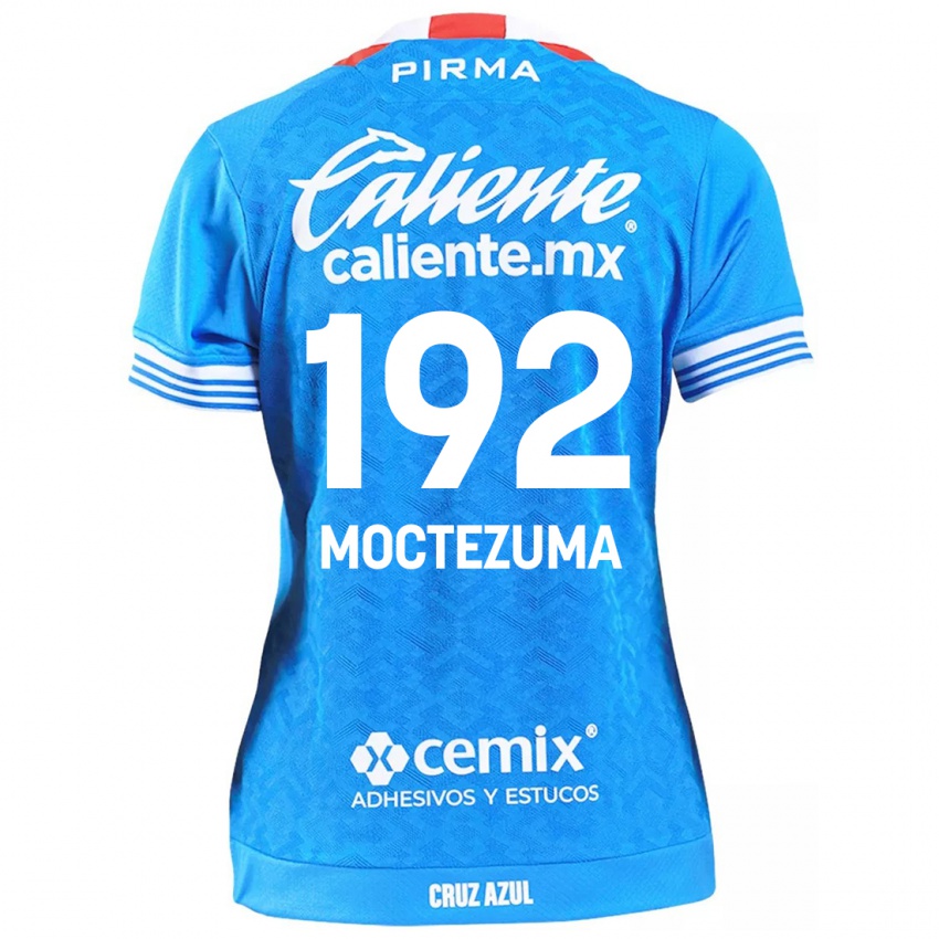 Bambino Maglia Brayan Moctezuma #192 Cielo Blu Kit Gara Home 2024/25 Maglietta