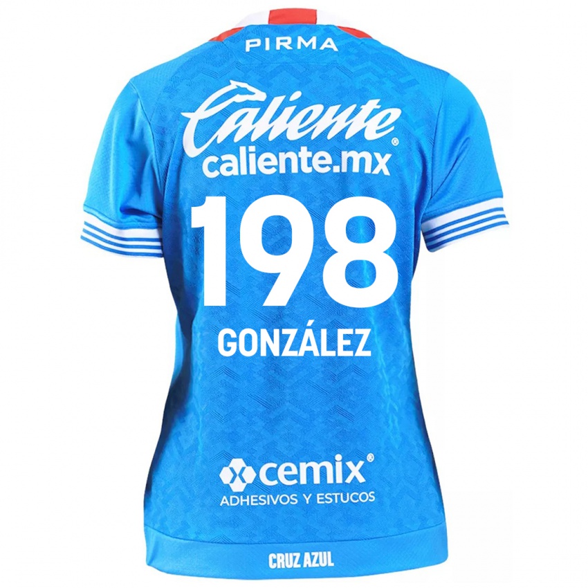 Bambino Maglia Kenneth González #198 Cielo Blu Kit Gara Home 2024/25 Maglietta