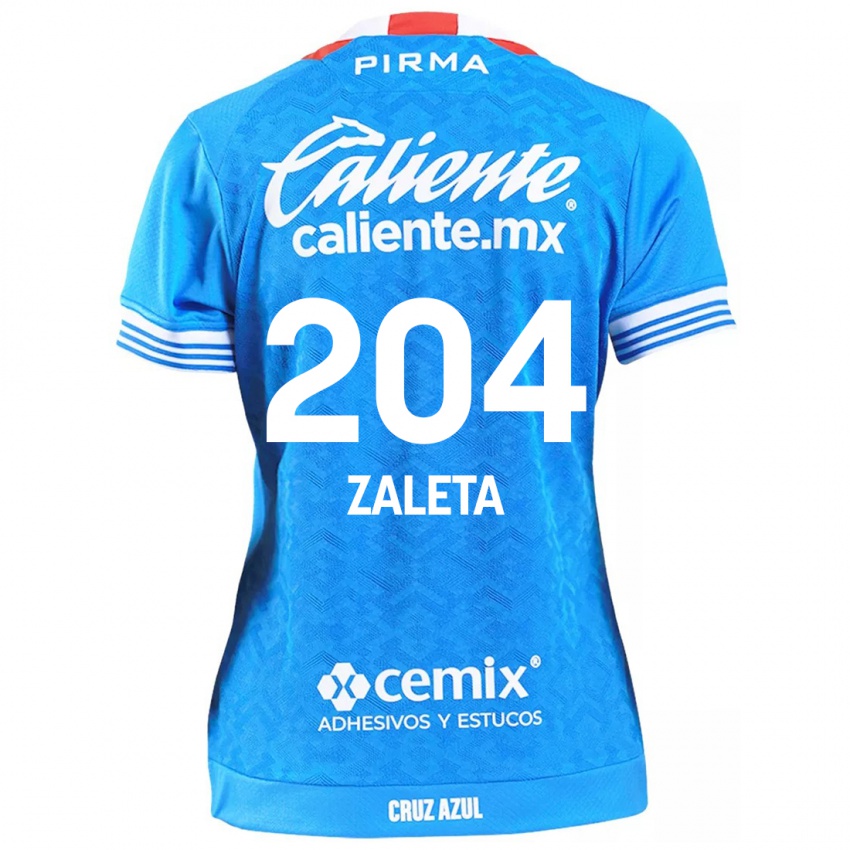 Bambino Maglia Mauro Zaleta #204 Cielo Blu Kit Gara Home 2024/25 Maglietta