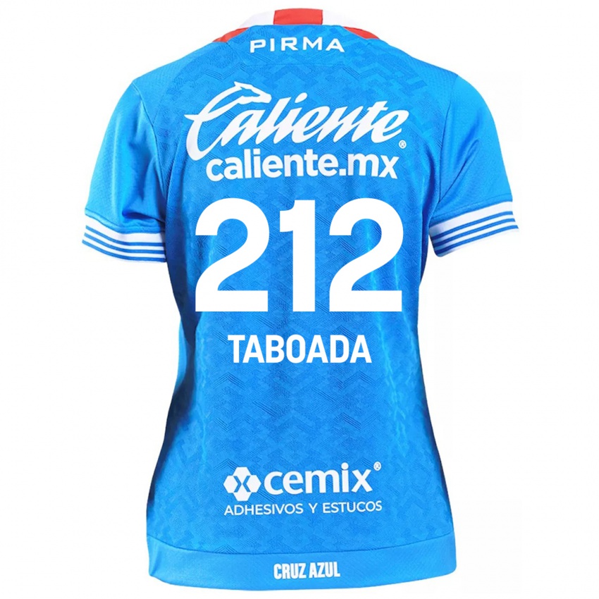 Bambino Maglia Víctor Taboada #212 Cielo Blu Kit Gara Home 2024/25 Maglietta