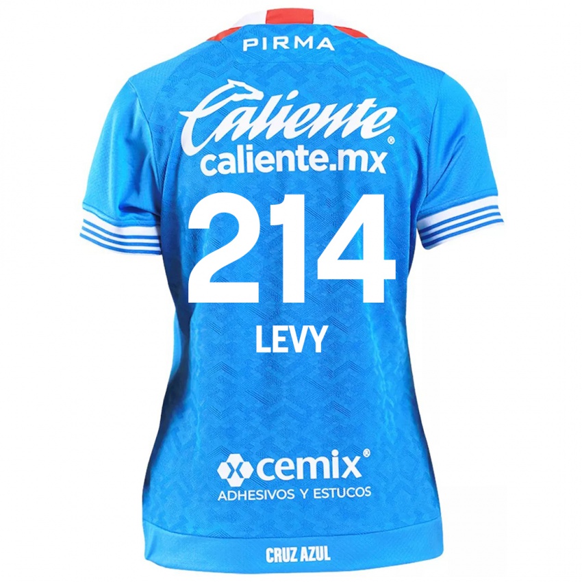 Bambino Maglia Mateo Levy #214 Cielo Blu Kit Gara Home 2024/25 Maglietta