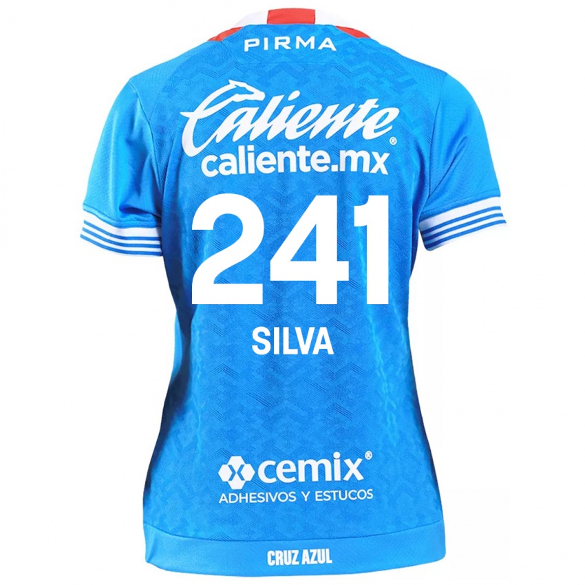 Bambino Maglia Iván Silva #241 Cielo Blu Kit Gara Home 2024/25 Maglietta