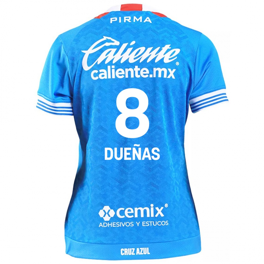 Bambino Maglia Jesus Duenas #8 Cielo Blu Kit Gara Home 2024/25 Maglietta