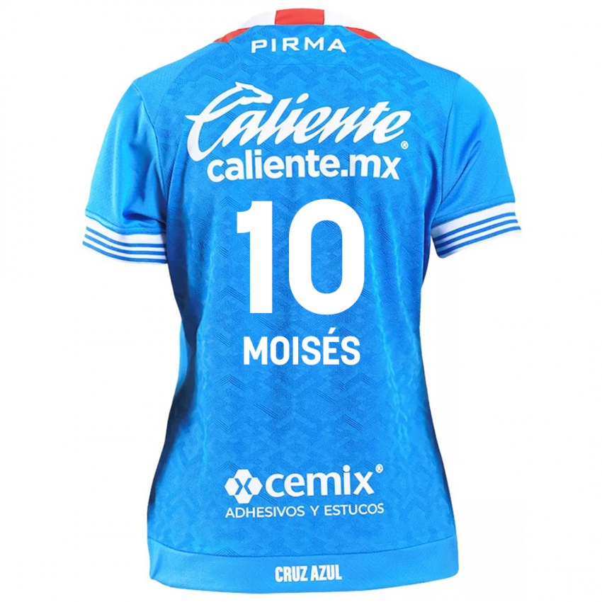 Bambino Maglia Moisés Vieira #10 Cielo Blu Kit Gara Home 2024/25 Maglietta