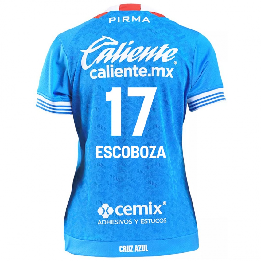 Bambino Maglia Alonso Escoboza #17 Cielo Blu Kit Gara Home 2024/25 Maglietta