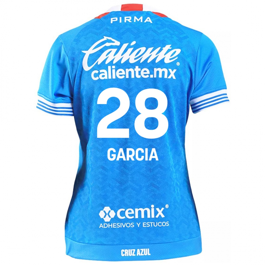 Bambino Maglia Ana Garcia #28 Cielo Blu Kit Gara Home 2024/25 Maglietta