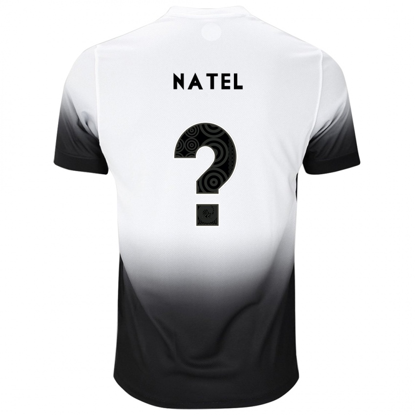 Bambino Maglia Leo Natel #0 Bianco Nero Kit Gara Home 2024/25 Maglietta