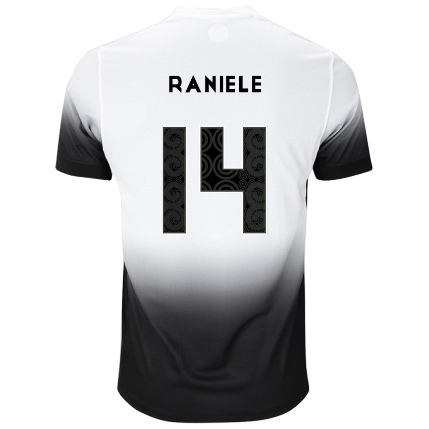 Bambino Maglia Raniele #14 Bianco Nero Kit Gara Home 2024/25 Maglietta