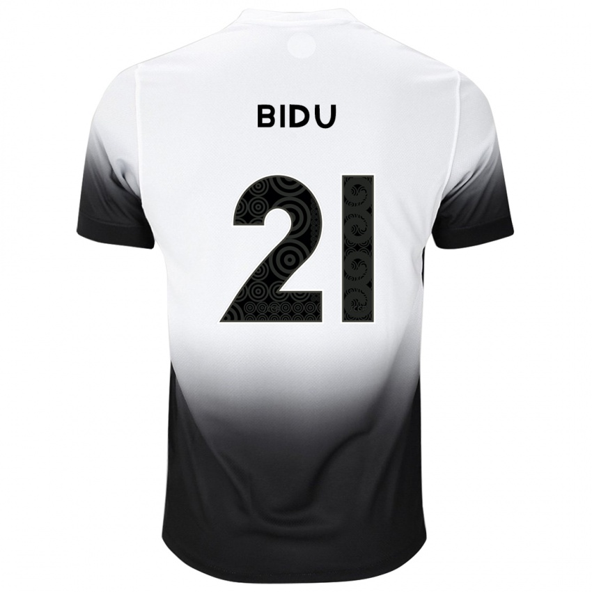 Bambino Maglia Matheus Bidu #21 Bianco Nero Kit Gara Home 2024/25 Maglietta