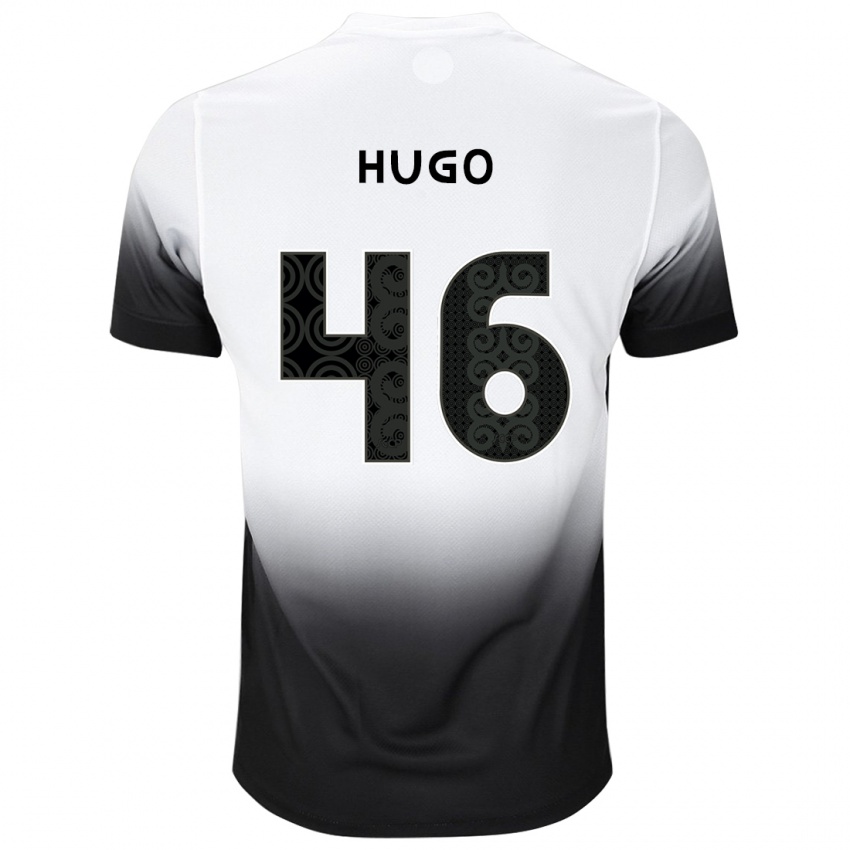 Bambino Maglia Hugo #46 Bianco Nero Kit Gara Home 2024/25 Maglietta