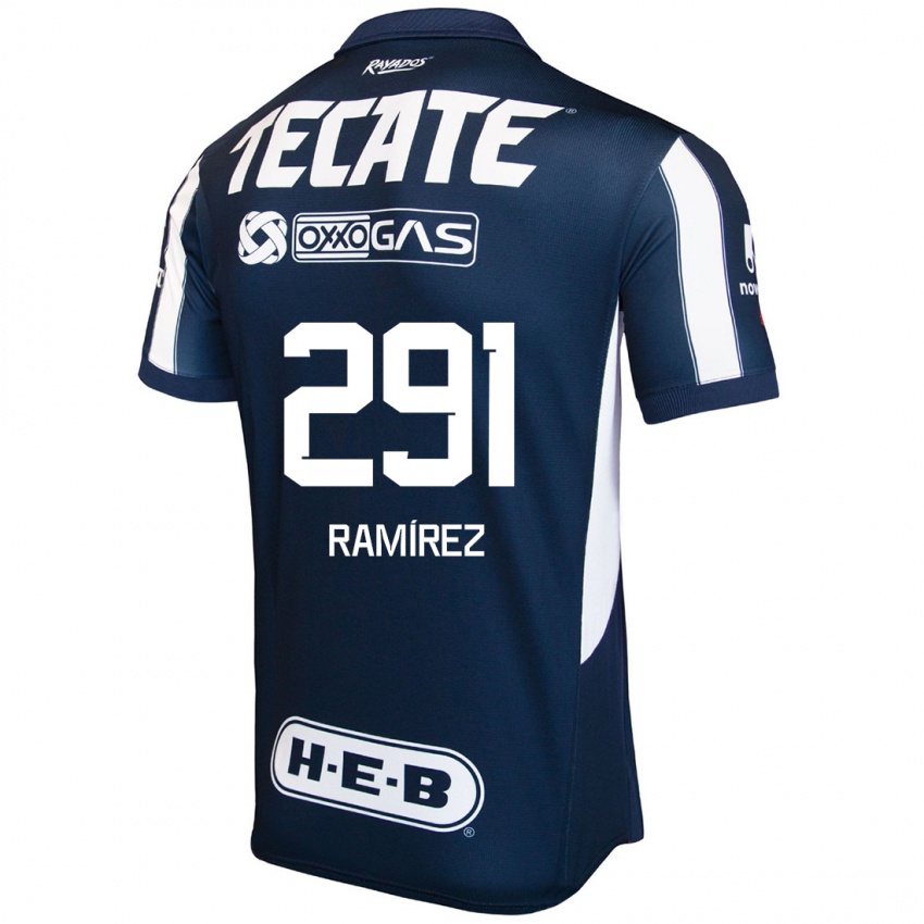 Bambino Maglia Fabián Ramírez #291 Blu Rosso Bianco Kit Gara Home 2024/25 Maglietta