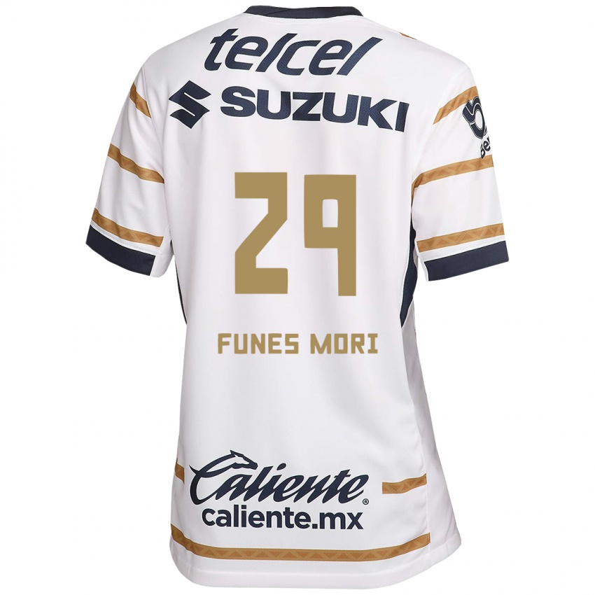 Bambino Maglia Rogelio Funes Mori #29 Ossidiana Bianca Kit Gara Home 2024/25 Maglietta