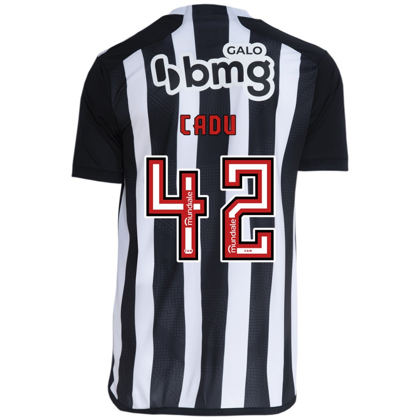 Bambino Maglia Cadu #42 Bianco Nero Kit Gara Home 2024/25 Maglietta