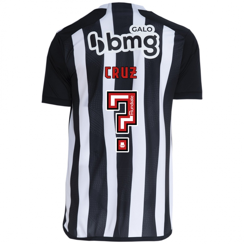 Bambino Maglia Dudu Cruz #0 Bianco Nero Kit Gara Home 2024/25 Maglietta