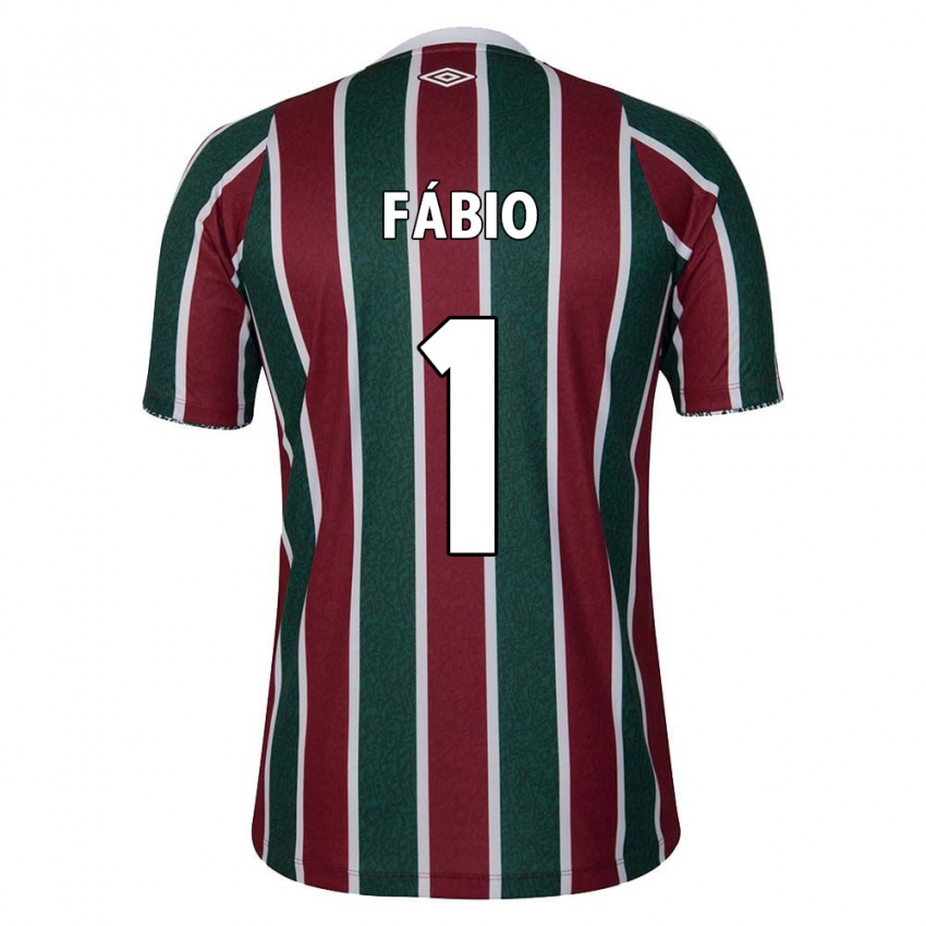 Bambino Maglia Fábio #1 Verde Marrone Bianco Kit Gara Home 2024/25 Maglietta