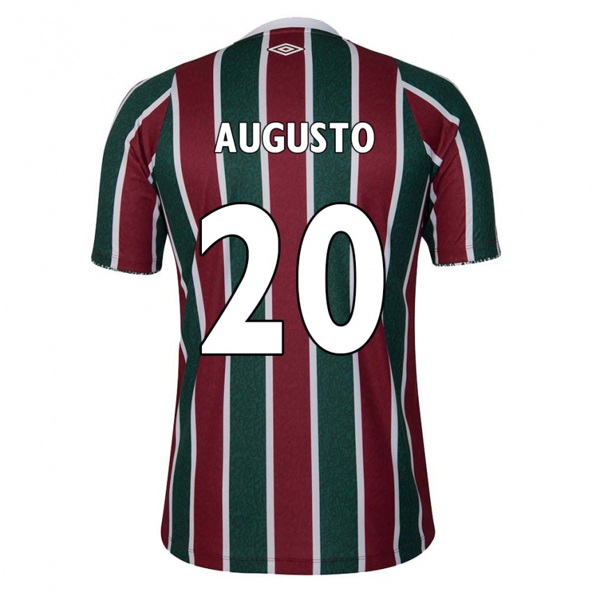 Bambino Maglia Renato Augusto #20 Verde Marrone Bianco Kit Gara Home 2024/25 Maglietta