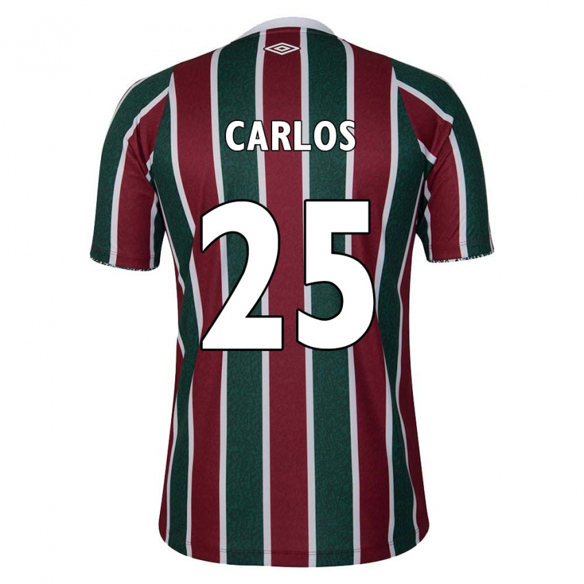 Bambino Maglia Antônio Carlos #25 Verde Marrone Bianco Kit Gara Home 2024/25 Maglietta