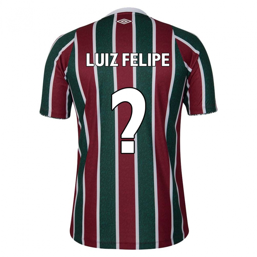 Bambino Maglia Luiz Felipe #0 Verde Marrone Bianco Kit Gara Home 2024/25 Maglietta