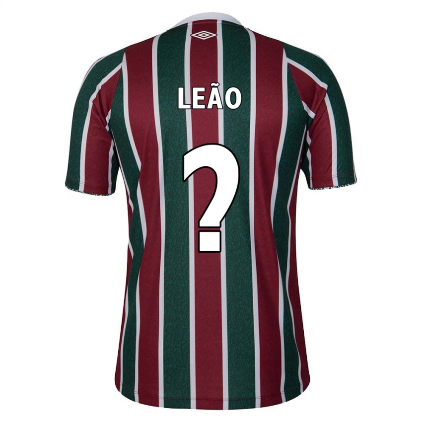 Bambino Maglia Caio Leão #0 Verde Marrone Bianco Kit Gara Home 2024/25 Maglietta