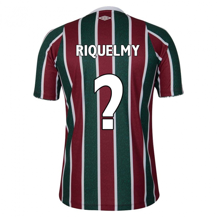 Bambino Maglia Riquelmy #0 Verde Marrone Bianco Kit Gara Home 2024/25 Maglietta