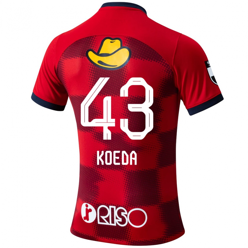 Bambino Maglia Gemma Koeda #43 Rosso Blu Bianco Kit Gara Home 2024/25 Maglietta