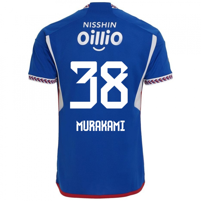 Bambino Maglia Yuhi Murakami #38 Blu Bianco Rosso Kit Gara Home 2024/25 Maglietta