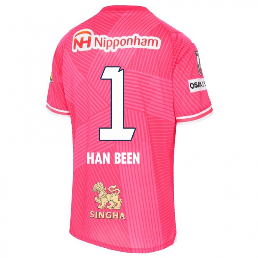 Bambino Maglia Han-Been Yang #1 Rosa Bianco Kit Gara Home 2024/25 Maglietta