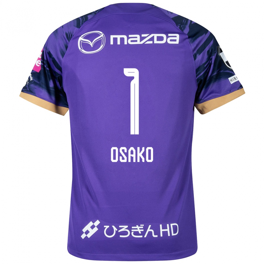 Bambino Maglia Keisuke Osako #1 Viola Bianco Kit Gara Home 2024/25 Maglietta