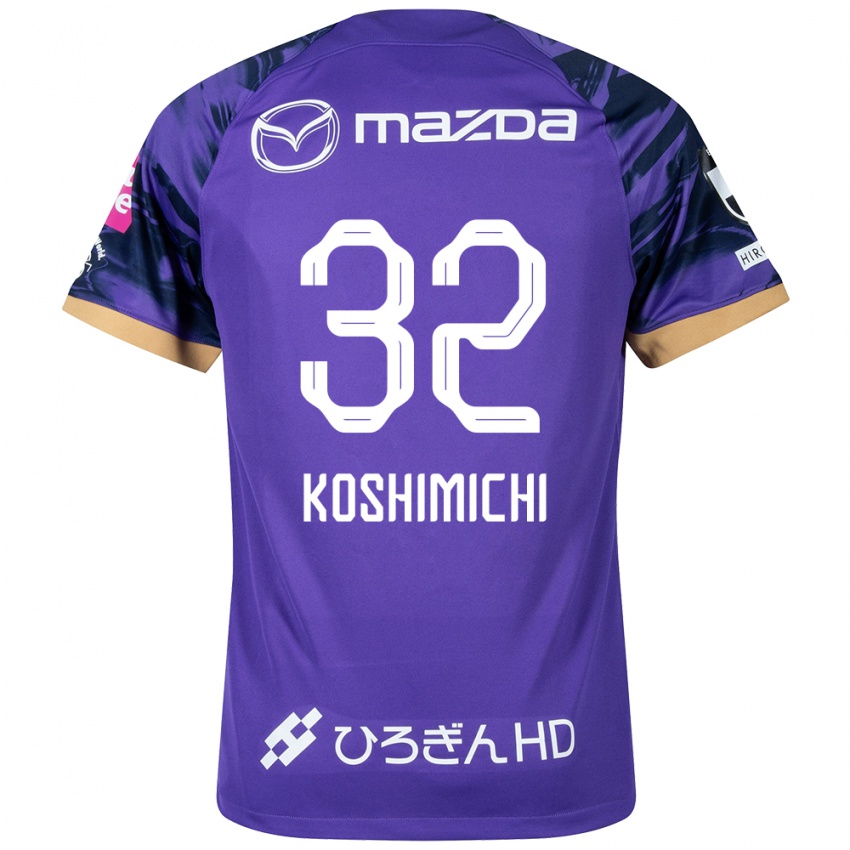 Bambino Maglia Sota Koshimichi #32 Viola Bianco Kit Gara Home 2024/25 Maglietta