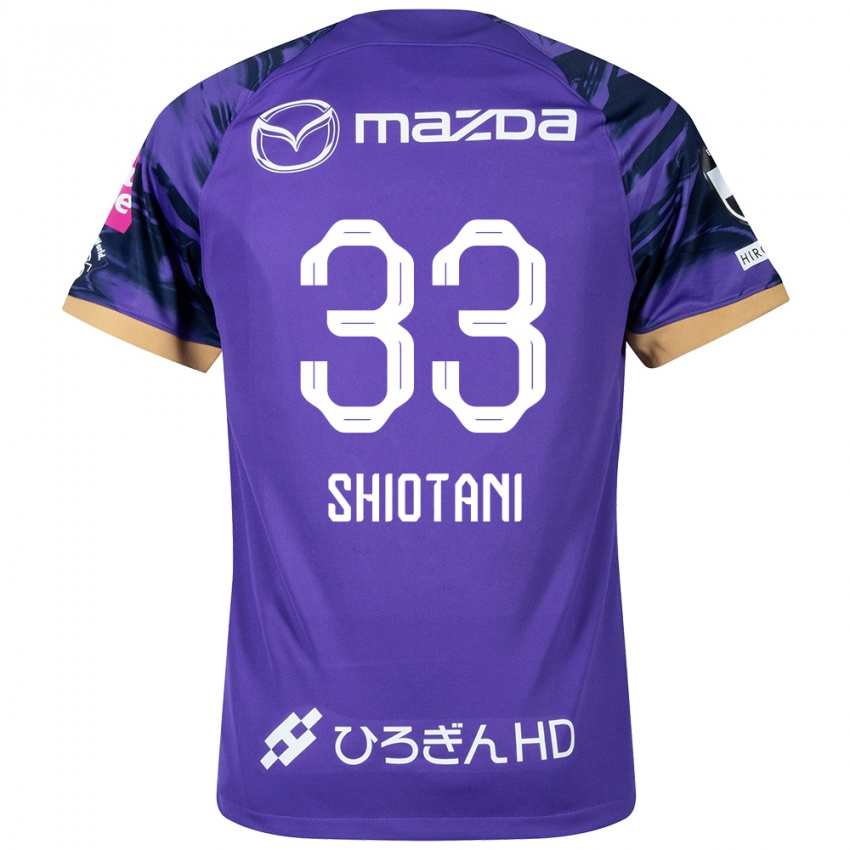 Bambino Maglia Tsukasa Shiotani #33 Viola Bianco Kit Gara Home 2024/25 Maglietta