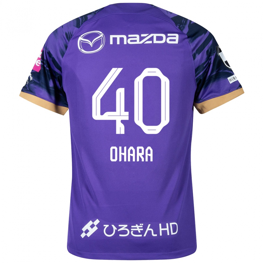 Bambino Maglia Motoki Ohara #40 Viola Bianco Kit Gara Home 2024/25 Maglietta