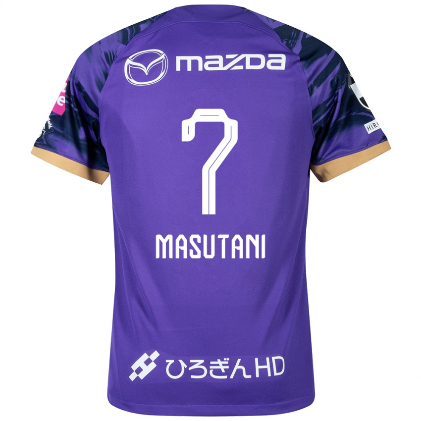 Bambino Maglia Ayuki Masutani #7 Viola Bianco Kit Gara Home 2024/25 Maglietta