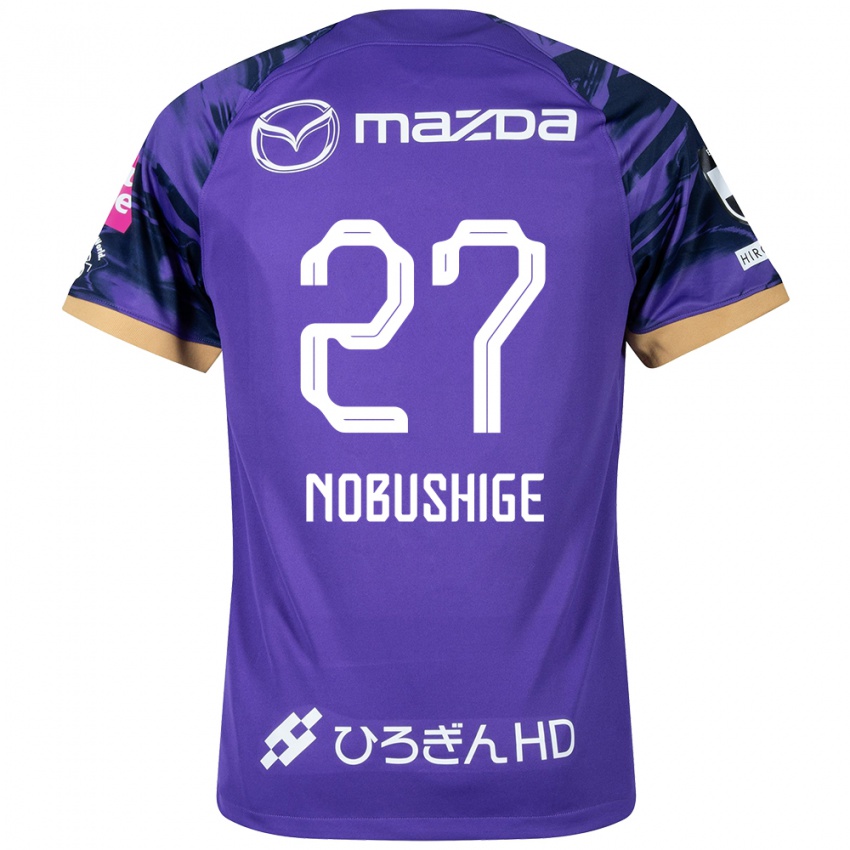 Bambino Maglia Ryojiro Nobushige #27 Viola Bianco Kit Gara Home 2024/25 Maglietta