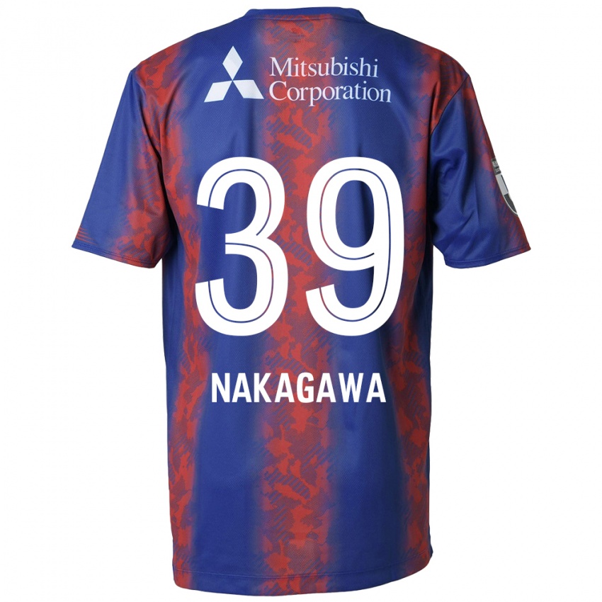 Bambino Maglia Teruhito Nakagawa #39 Blu Rosso Kit Gara Home 2024/25 Maglietta