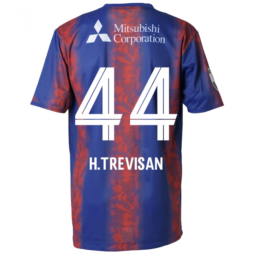 Bambino Maglia Henrique Trevisan #44 Blu Rosso Kit Gara Home 2024/25 Maglietta