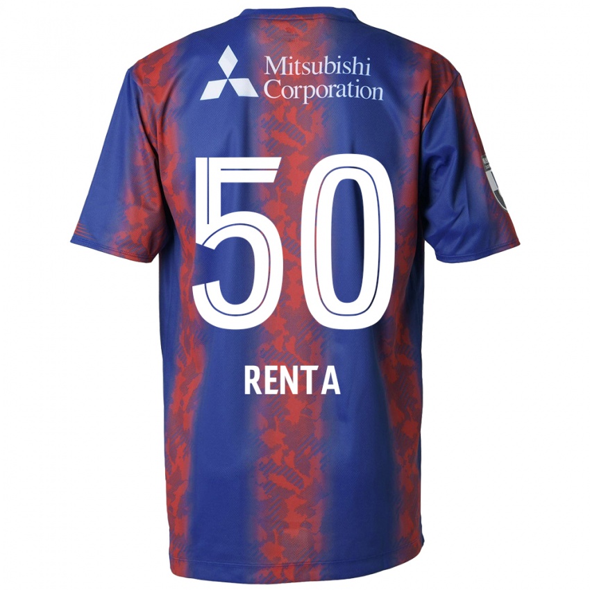 Bambino Maglia Renta Higashi #50 Blu Rosso Kit Gara Home 2024/25 Maglietta