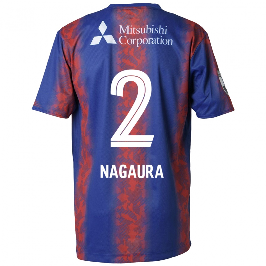 Bambino Maglia Koshi Nagaura #2 Blu Rosso Kit Gara Home 2024/25 Maglietta