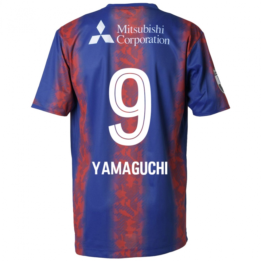 Bambino Maglia Taiyo Yamaguchi #9 Blu Rosso Kit Gara Home 2024/25 Maglietta