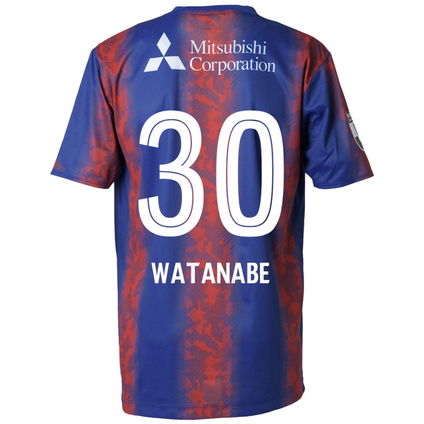 Bambino Maglia Matthew Watanabe #30 Blu Rosso Kit Gara Home 2024/25 Maglietta