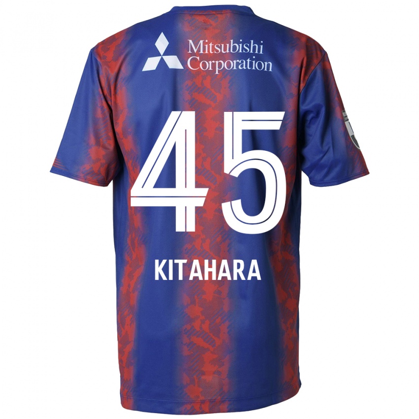 Bambino Maglia Maki Kitahara #45 Blu Rosso Kit Gara Home 2024/25 Maglietta